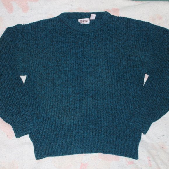 Trent Men's Dark Green Pullover Long Sleeve Sweater Size Large - Picture 2 of 9